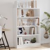 FONTOI Bookshelf, Open Modern Bookshelf, 4 Shelf Bookcase with Freestanding