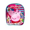 PeppaPig Rainy Days Children's Character Premium Backpack School Bag w