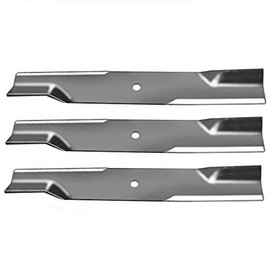 (3 Pack) Premium Replacement High Lift Lawn Mower Deck Blade fits Oregon 91525 96323 96723 396-805 | 17" x 3"