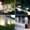 Fratink Solar Spot Lights Outdoor, [8 Pack/65 LED] 2-in-1 Solar