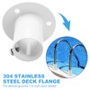 Screw Man 1 1/2" Deck Anchor Flange (2 Pcs) for