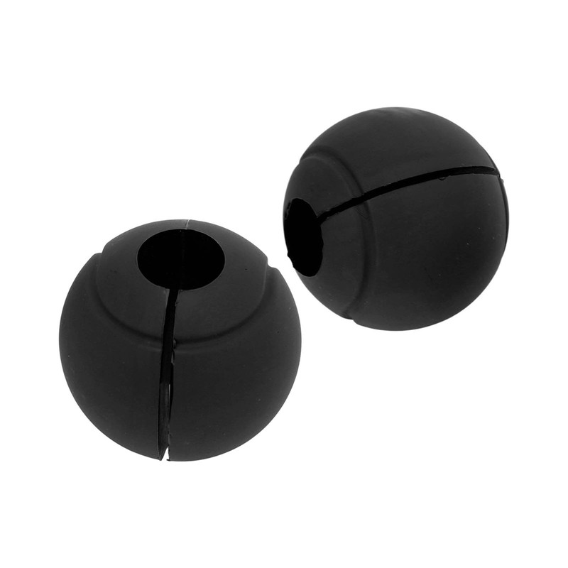 1 Pair of Barbell Dumbbell Curved Bar Grip Round Spherical