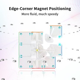 GAN 11 m, 3x3 magnetic speed cube, stickerless goose magic cube, stickerless cube, frosted surface (primary internal)