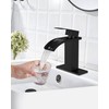 GBBNE Waterfall Bathroom Faucets Single Hole Sink Faucet for 1
