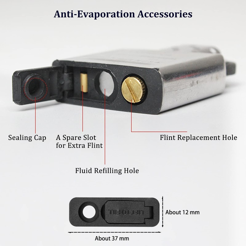 XQBBIDM Universal Lighter Repair Kit Pack - 200pcs Flint Stone,