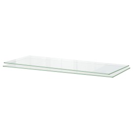 IKEA UTRUSTA Shelf Glass 2 Pack 36x14 3/4" 402.656.11