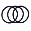 [JH2Q66PT_53EA] Household Goods Tipless Hair Ties Black 3-Pack / [JH2Q66PT_53EA]생활용품 머리끈무팁중 검정 3개입