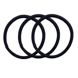 [JH2Q66PT_53EA] Household Goods Tipless Hair Ties Black 3-Pack / [JH2Q66PT_53EA]생활용품 머리끈무팁중 검정 3개입