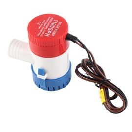 Bilge Pump, 1100GPH DC Submersible Bilge Pump Marine Boat Accessory G1100-01(24V)