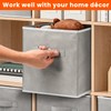Criusia Storage Cubes - 11 Inch Heavy Duty Fabric Storage