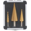 Rolson 48890 3 pc HSS Step Drill Set