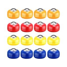 kowaku 16Pcs Shuffleboard Pucks Set Shuffleboard Table Pucks Portable Diameter 25mm Shuffleboard Accessories Shuffleboard Rollers for Home Family