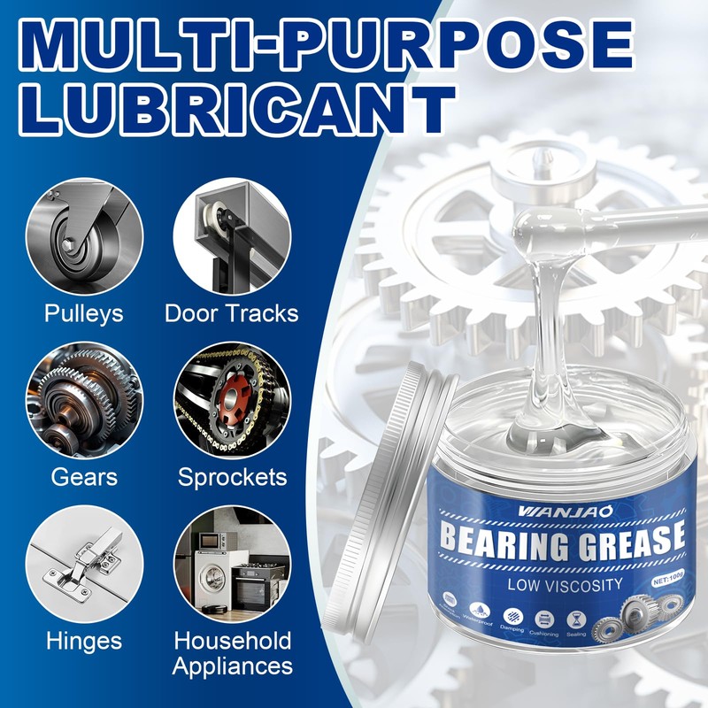 WANJAO Damping Grease, Widely Compatible Durable Rust-Proof Noise Reduction Speed