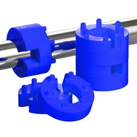 8x XENOHYPE Pro Blue 16 mm Suspension Travel Limiter with 6-Way Positioning Spring Travel Limiter Diameter Inside: 16 mm / Outer: 45 mm