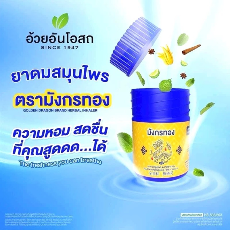 GoldenDragon Golden Dragon Thai Compound Herbal Inhaler