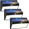 3 Pack 368 LED Solar Lights Outdoor Motion Sensor, Solar