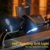 Gliburitaxion Grill Lights and Meat Thermometer, BBQ Light with10 LED