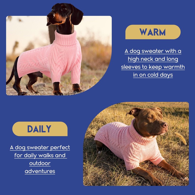 ASENKU Extra-Large Dog Sweater, Dog Sweaters for Extra Large Dogs,