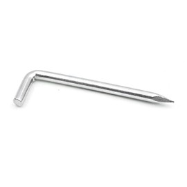 Design61 10x Straight Pin Hooks Console Hooks Steel Hooks Hook Nails 20 x 2.5 mm Wall Hooks for Wall & Ceiling Hooks for Attaching Pictures Paintings or Clocks