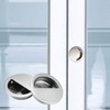 Gasea 4 Packs Recessed Sliding Pull Door Handles, 60mm Stainless