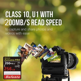 256GB Micro SD Card 4K Ultra-HD Video Premium High Speed Memory with Ultra Fast Read Speed of up to 200 MB/s