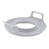 Microwave Cool Plate Spill Proof Microwave Bowl Carrying Tray with