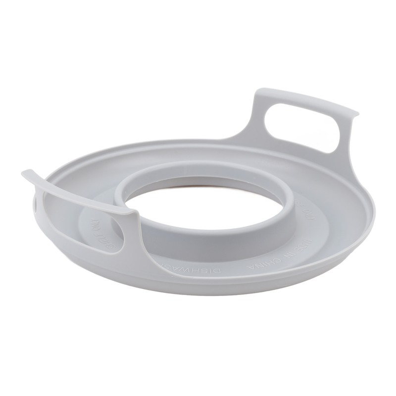 Microwave Cool Plate Spill Proof Microwave Bowl Carrying Tray with