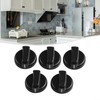 Pack of 5 Gas Stove Knobs, Gas Hob Knobs, Oven