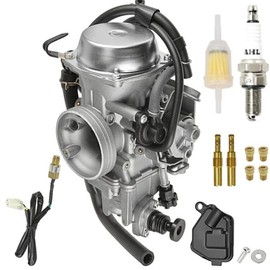 YJGZSVK Carburetor Fit For HONDA TRX500FE FOREMAN 500 4X4 2005-2009 2011 HONDA TRX500FM FOREMAN 500 4X4 2005-2009 2011 Replaces Part Number 16100-HP0-A01 16100-HP0-A02 16100-HP0-A03