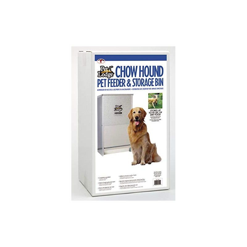 Pet Lodge® Automatic Dog Feeder | Chow Hound Outdoor Pet