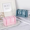 Obling Desk Calendar Wooden Manual Conversion Durable Chic Accessory for