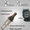 TINJO Oxygen Sensor Upstream & Downstream O2 Sensor Fit for