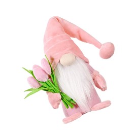 Levemolo 1pc Faceless Dwarf Doll Ornament for Adorable Decor for Room Decoration and Creating Memorable Moments for Gatherings and Parties Pink Design
