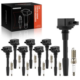 A-Premium Set of 16 Ignition Coil Pack and Iridium Spark Plugs Compatible with Ford F-150 2018-2020, Mustang 2020/2023, 5.0L