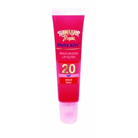 Hawaiian Tropic, Island Berry, Aloha Kiss Lip Gloss, SPF 20, 0.5 Ounce tube
