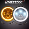 CHUSYYRAY For 2003-2007 Jeep Liberty PAIR DOT 7" Inch LED