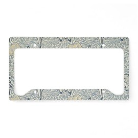 CafePress William Morris Apple License Plate Holder Aluminum License Plate Frame, License Tag Holder