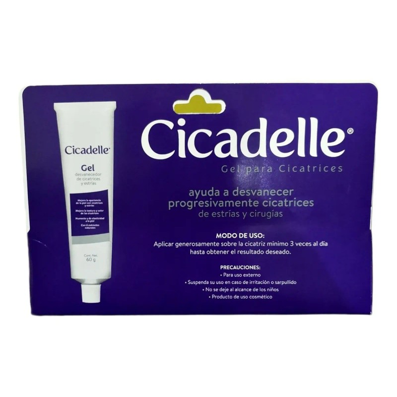 Gel Cicadelle Desvanecedor De Cicatrices 60g