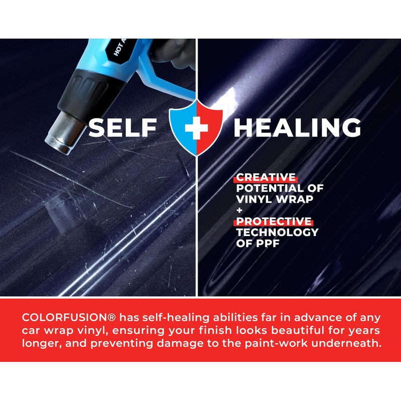 ColorFusion PPF by VViViD, Gloss Storm Grey Dry Apply PPF