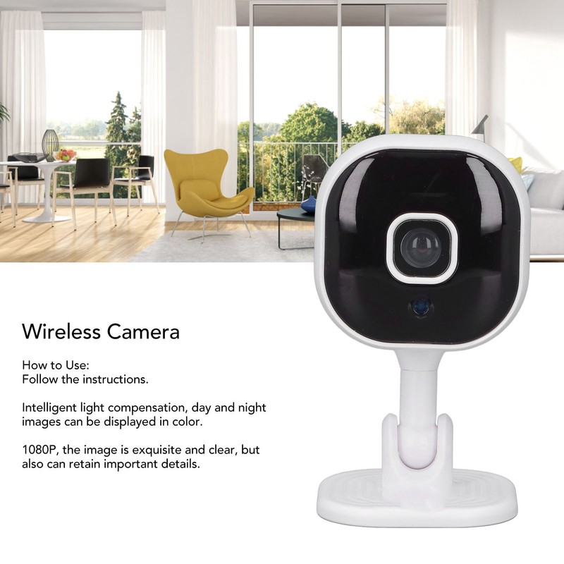 Wireless Camera 1080P Infrared Night Vision 2 Way Audio Security