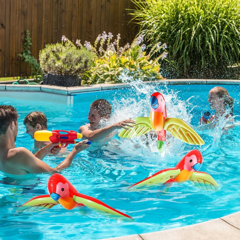 LQTSLFM Inflatable Parrot, Inflatable Toy, Swimming Pool, Inflatable Parrot Toy
