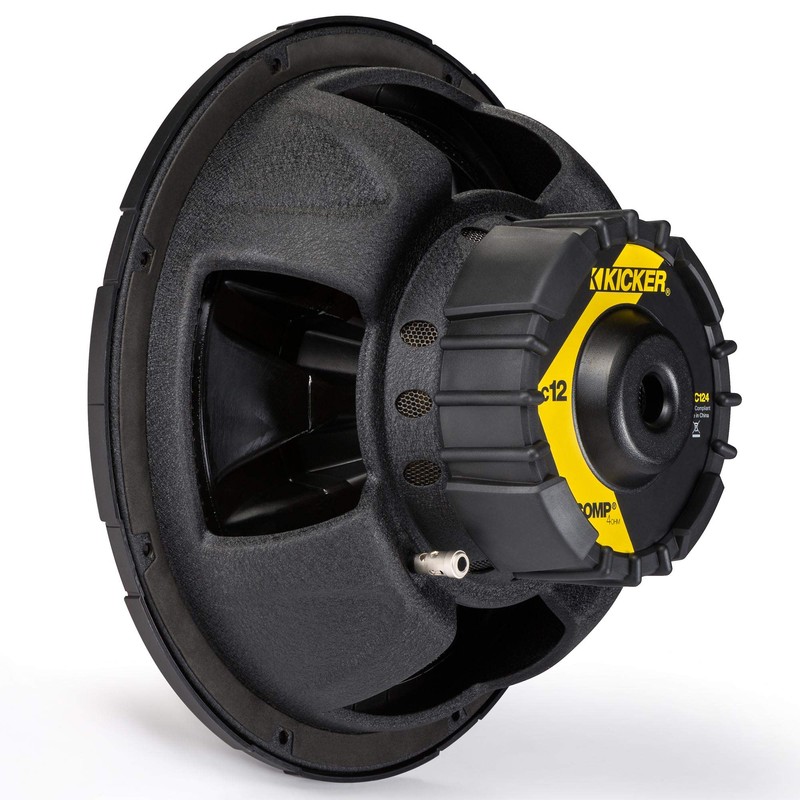 KICKER Comp 12-inch (30cm) Subwoofer, 4-Ohm, RoHS Compliant
