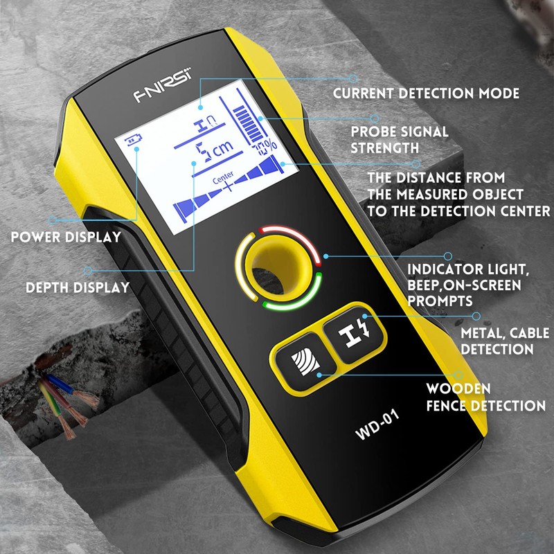 FNIRSI Stud Finder Wall Scanner - 6 in 1 Electronic