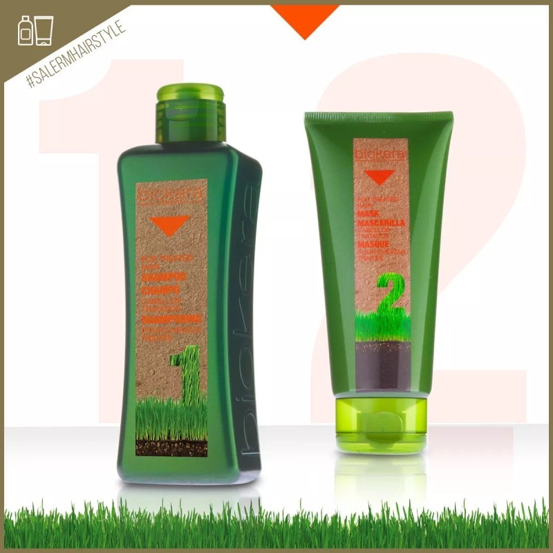 Salerm Biokera Shampoo + Mascarilla Kit Cabellos Tratados Biokera Salerm