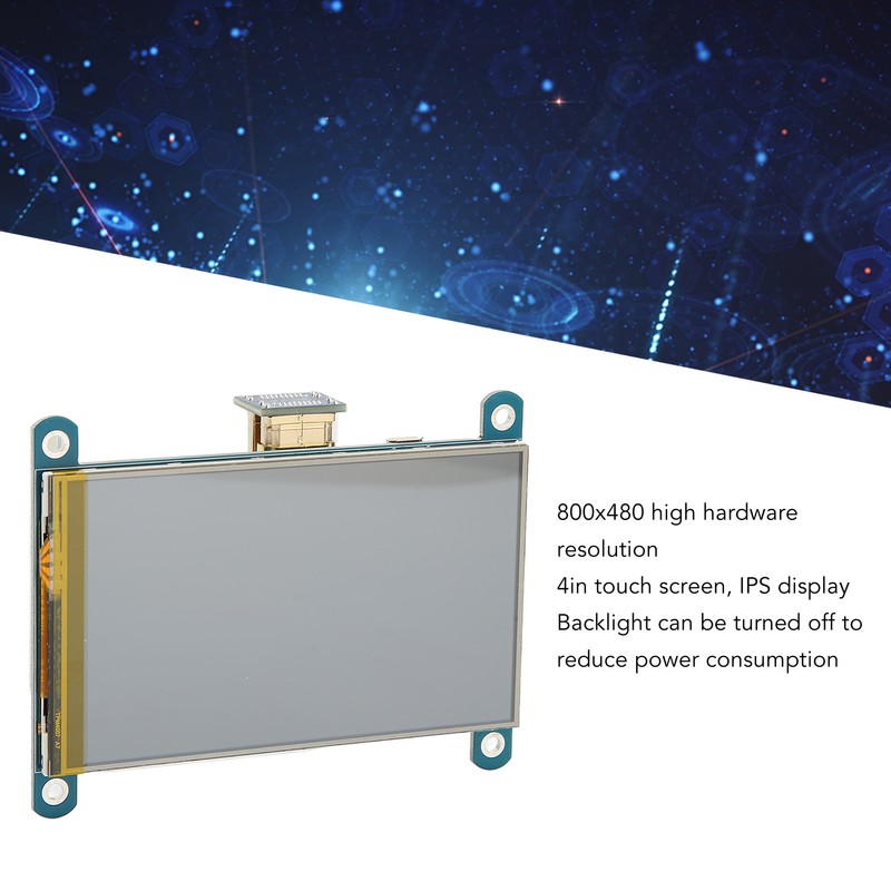 4in HD Multimedia Interface LCD IPS Display 800x480 Resolution Resistive