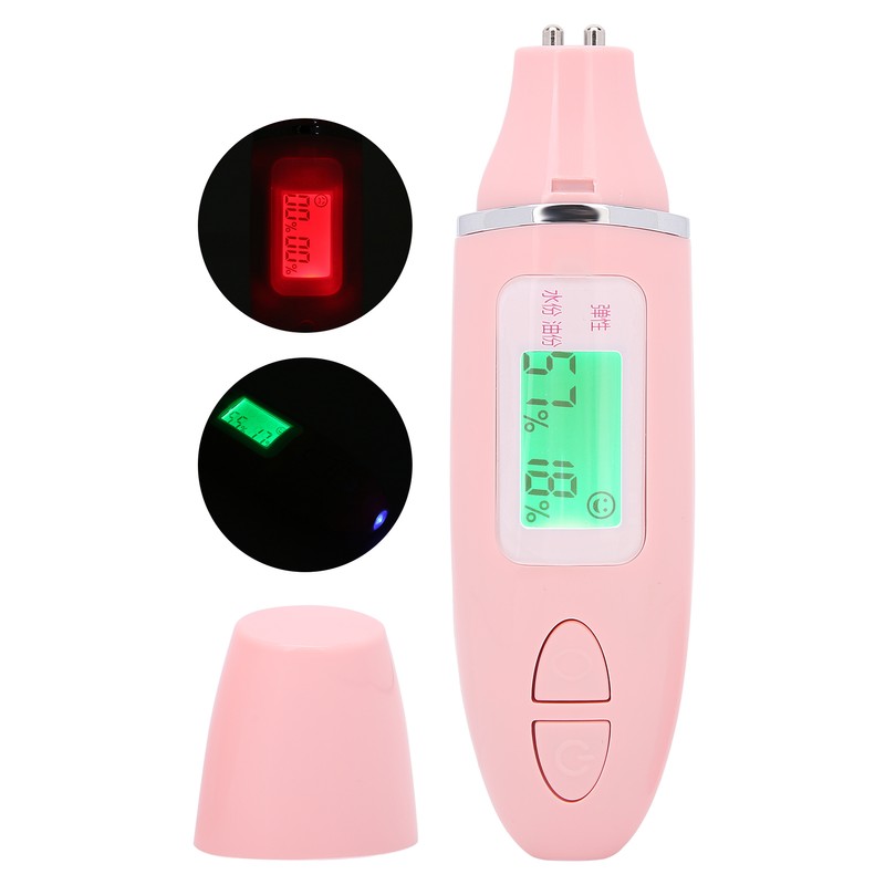 Multifunctional Skin Moisture Tester LCD Display Facial Skin Water Oil