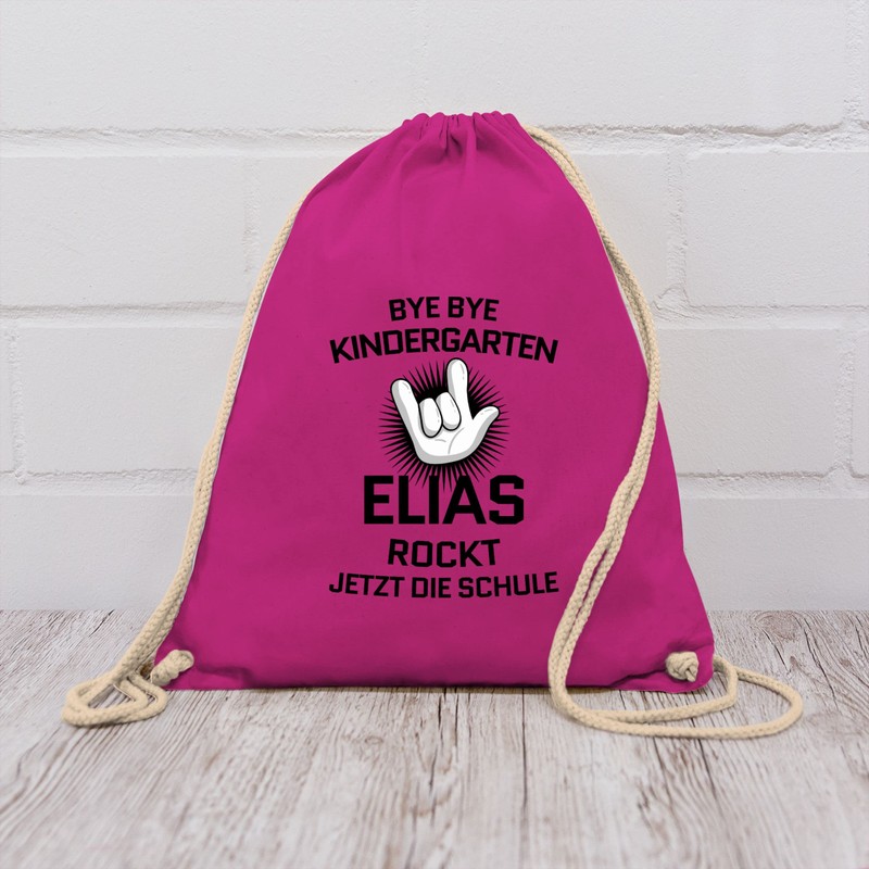 Geschenk mit Namen personalisiert by Shirtracer - Gym Bag Backpack