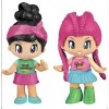 Pinypon: Pack Best Friends 2 Pinypon Hair Fuchsia + Black