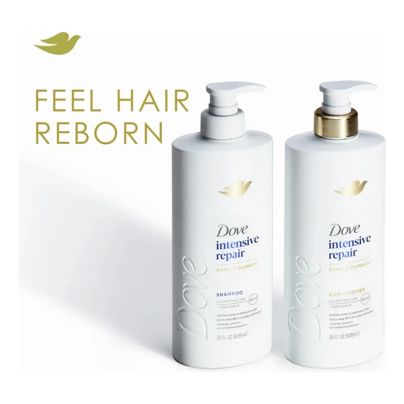 Champú Dove Intensive Repair Para Cabello Dañado 828ml