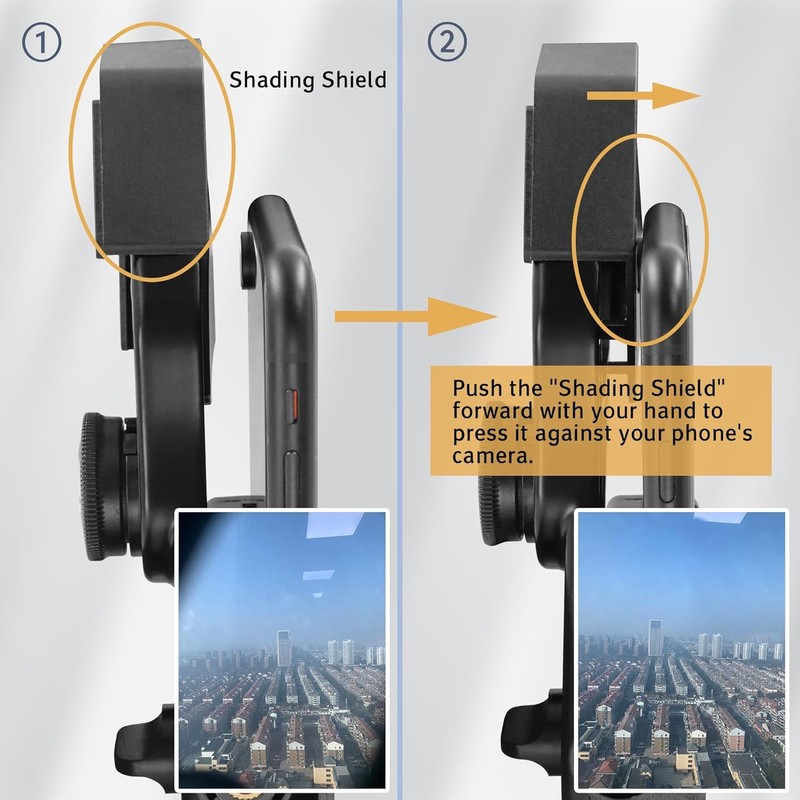 Tydeux Telescope Phone Adapter - Universal Smartphone Adapter Mount Working